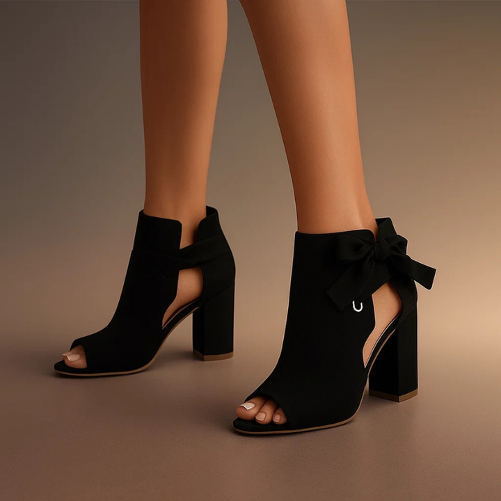 Amandine – Bottines ouvertes élégantes