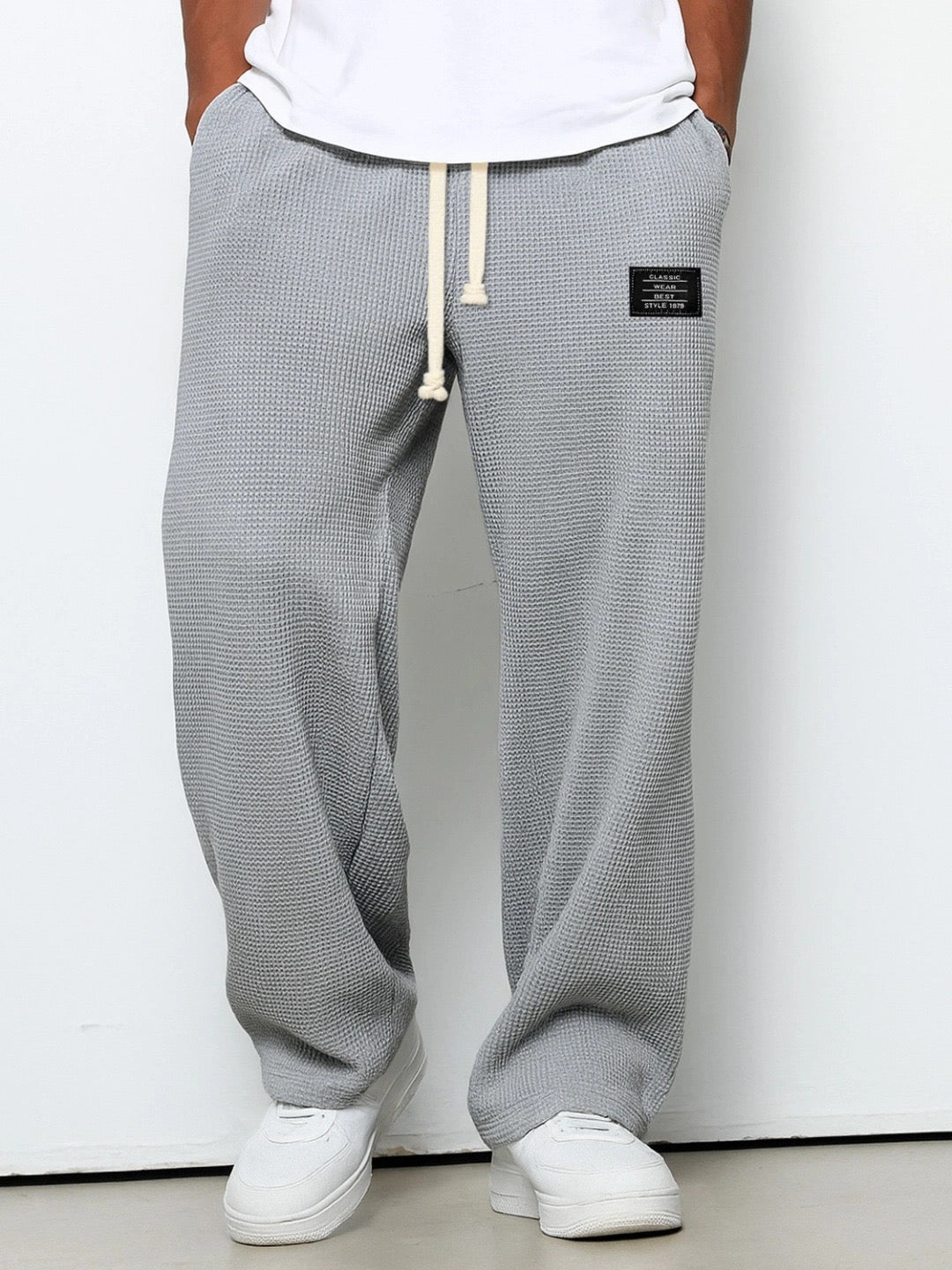 Romain | Pantalon Large Avec Taille Ajustable