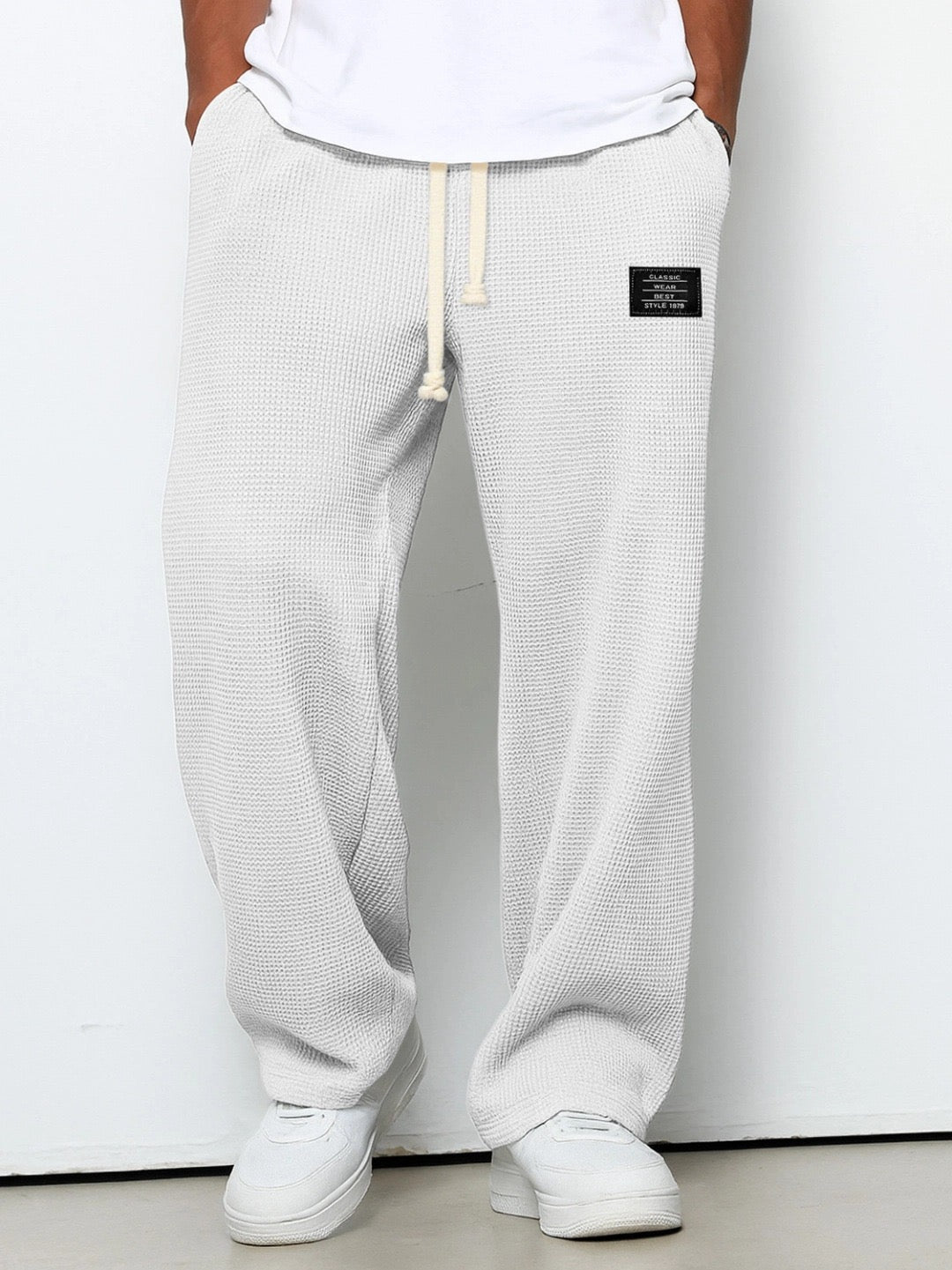 Romain | Pantalon Large Avec Taille Ajustable