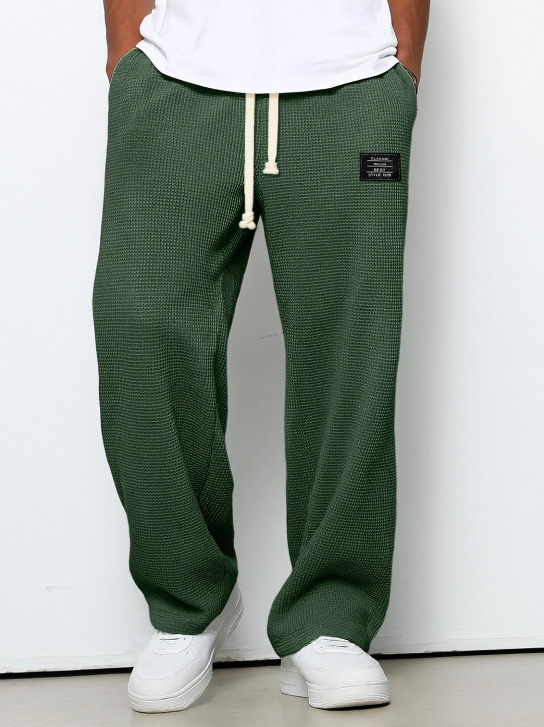 Romain | Pantalon Large Avec Taille Ajustable