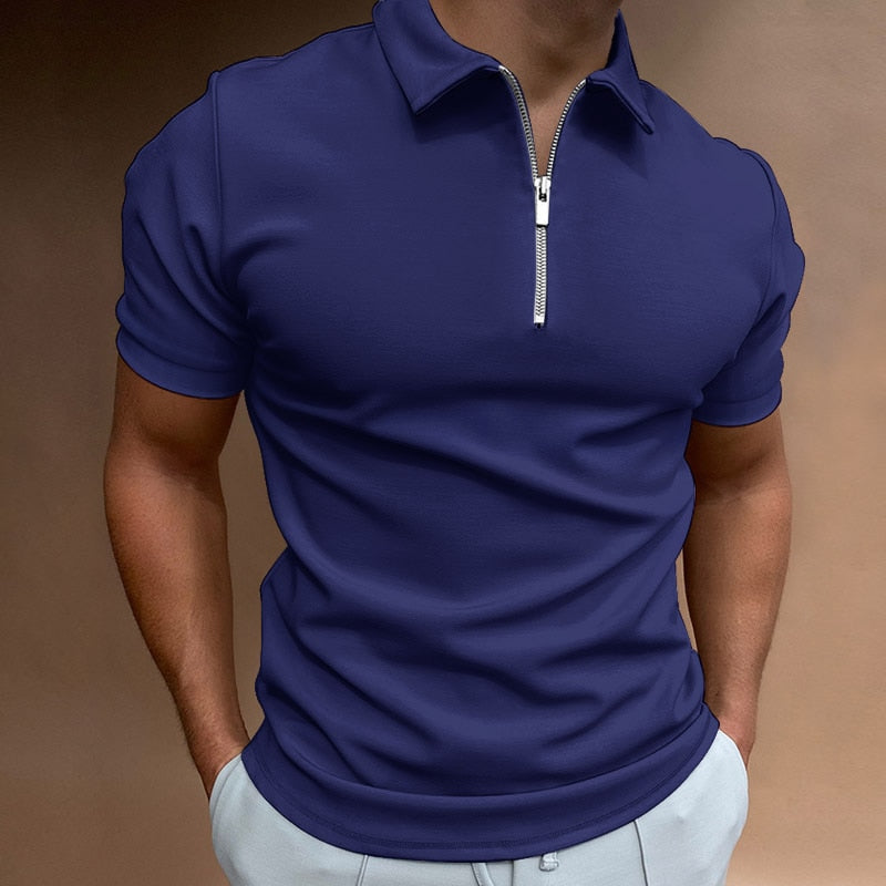 Jules | Polo avec fermeture éclair pour hommes