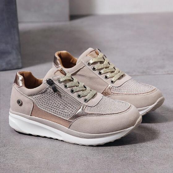 Anaïs | Baskets Orthopédiques Femme – Respirantes & Soutien Premium