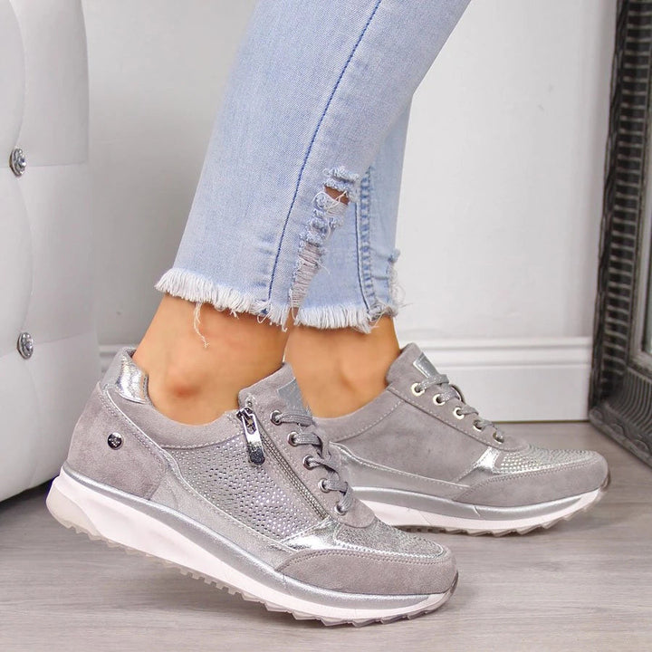 Anaïs | Baskets Orthopédiques Femme – Respirantes & Soutien Premium
