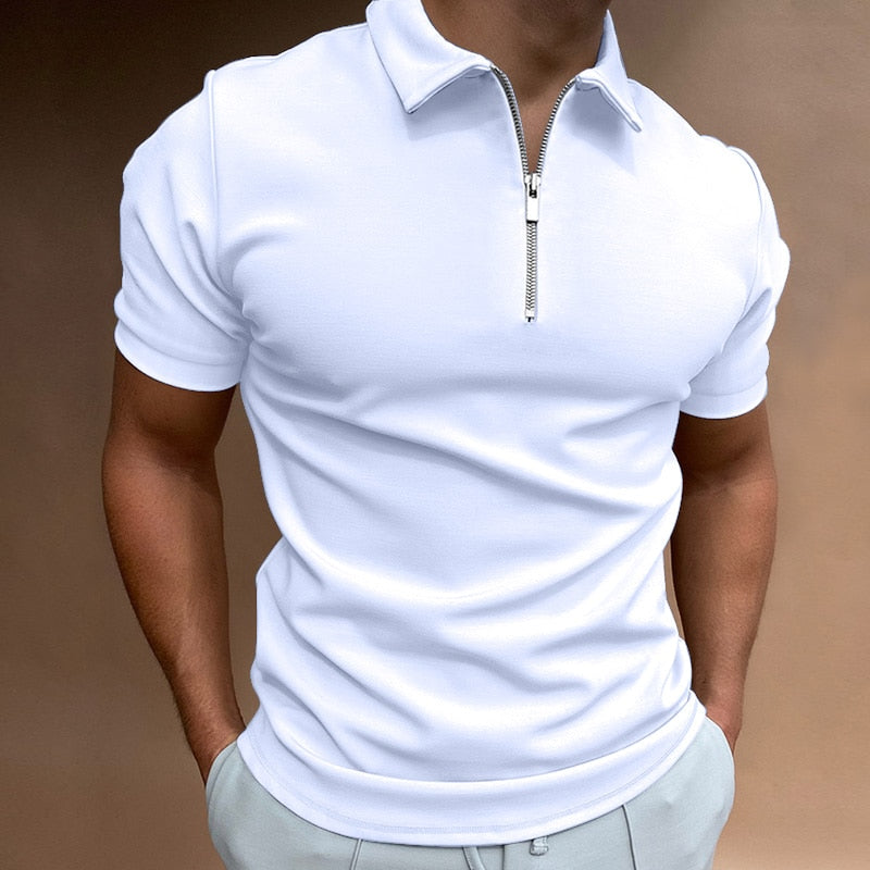 Jules | Polo avec fermeture éclair pour hommes