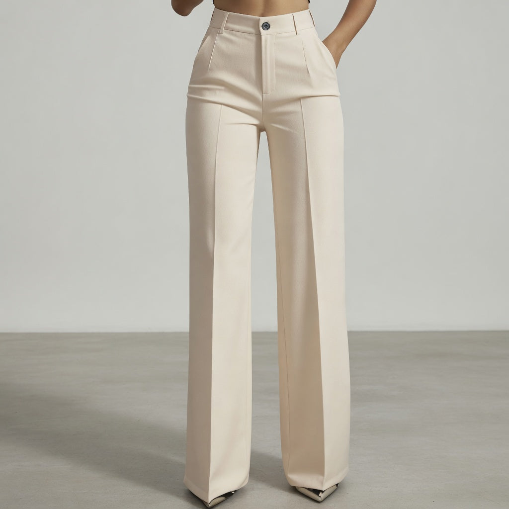 Noémie – Pantalon taille haute élégant
