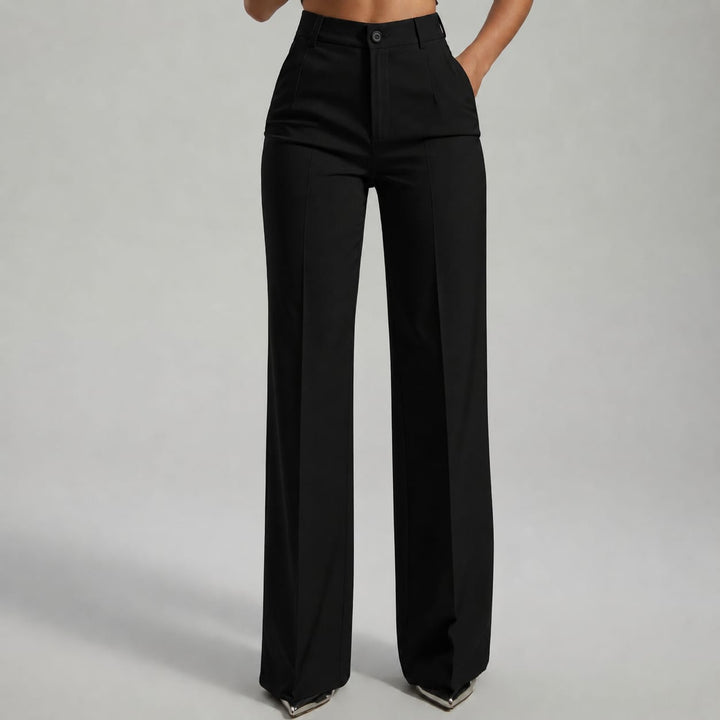 Noémie – Pantalon taille haute élégant