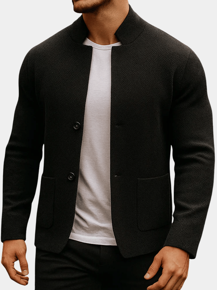 Gabriel  | GILET EN MAILLE TEXTURÉE POUR HOMME