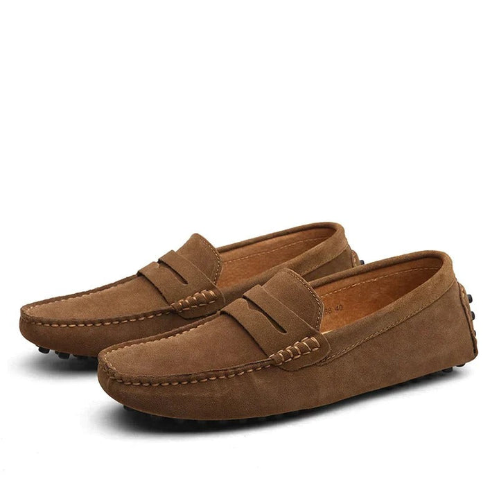 Aurélien | Mocassins en daim classiques et élégants pour hommes