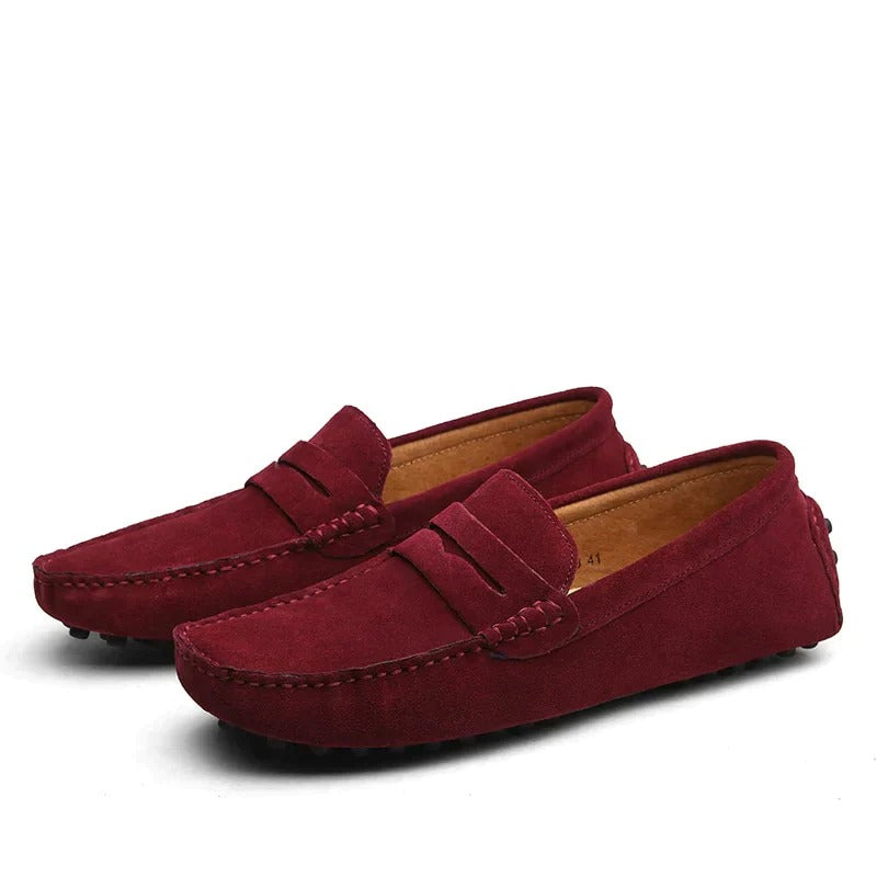 Aurélien | Mocassins en daim classiques et élégants pour hommes