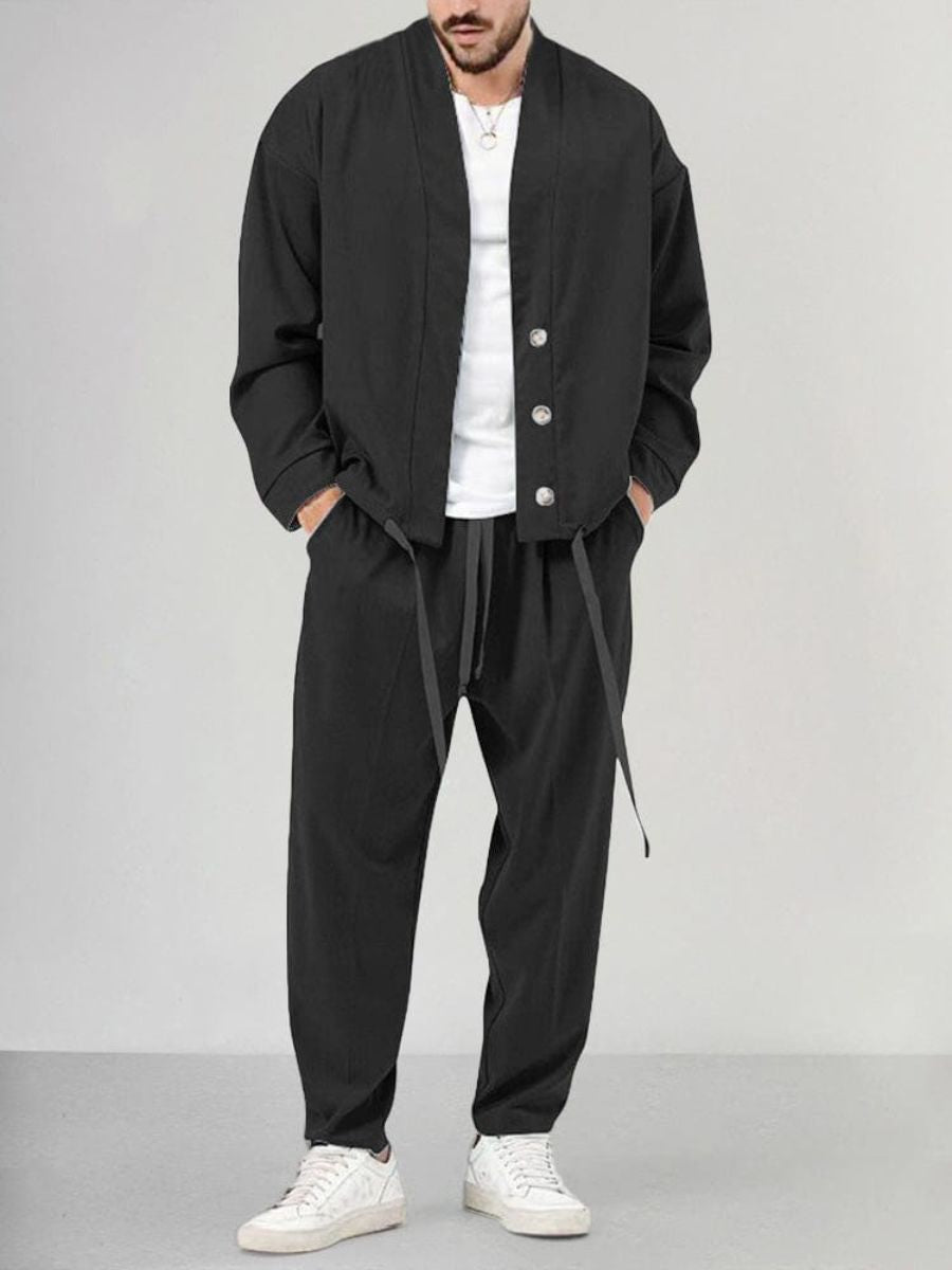 Léo | Ensemble de détente confortable 2 pièces pour homme