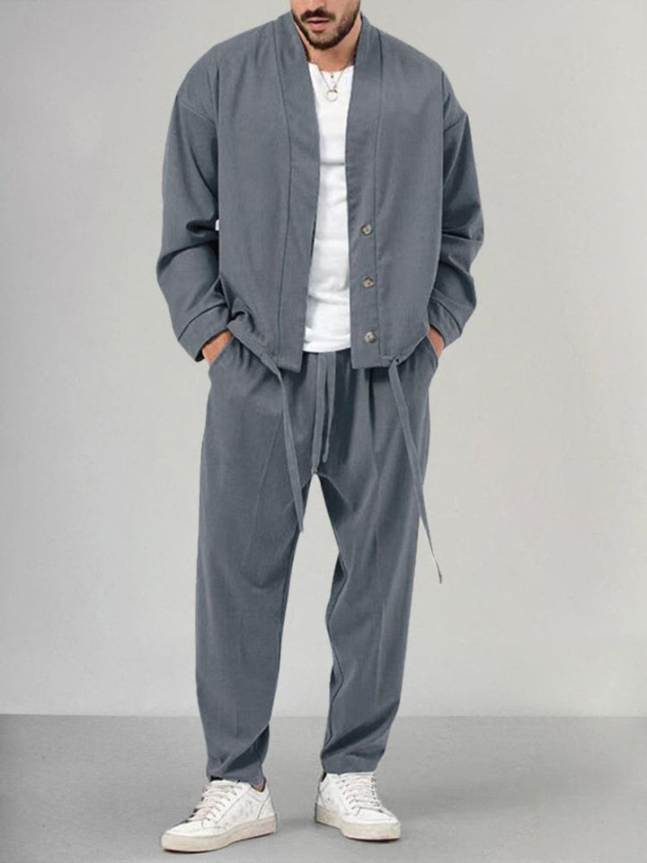 Léo | Ensemble de détente confortable 2 pièces pour homme
