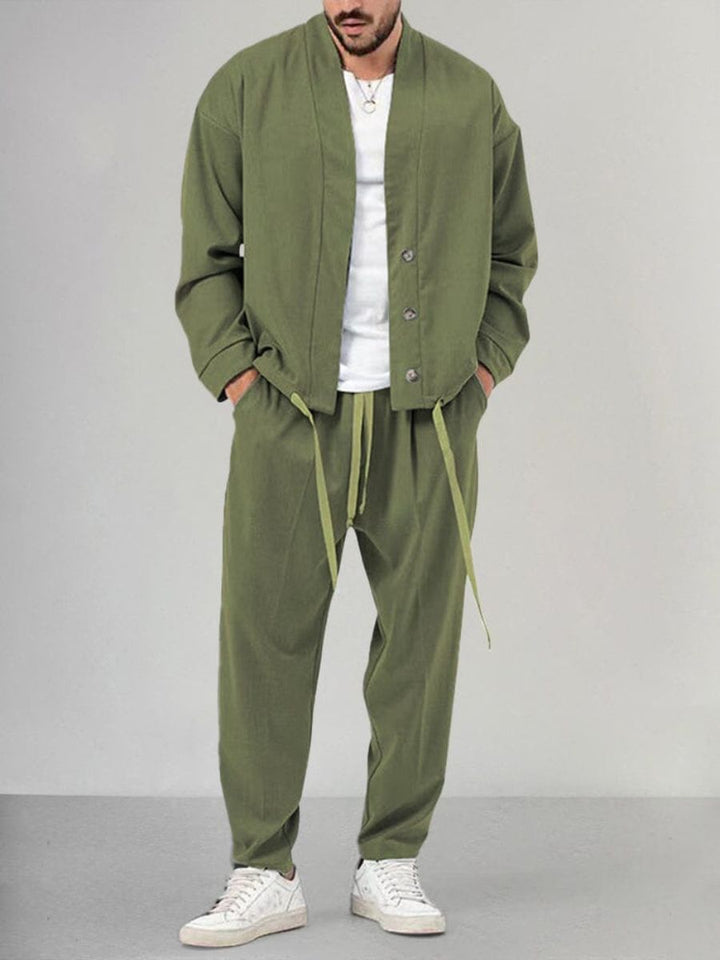 Léo | Ensemble de détente confortable 2 pièces pour homme