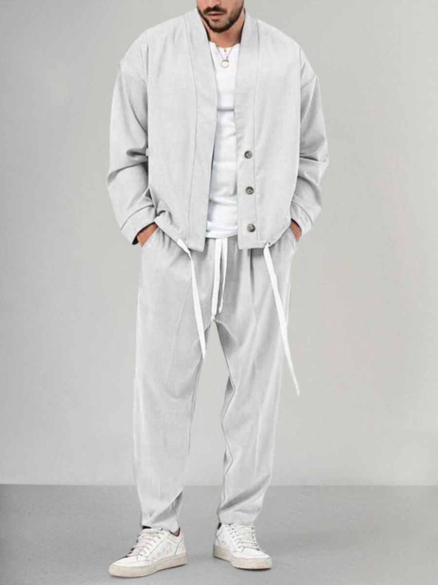 Léo | Ensemble de détente confortable 2 pièces pour homme
