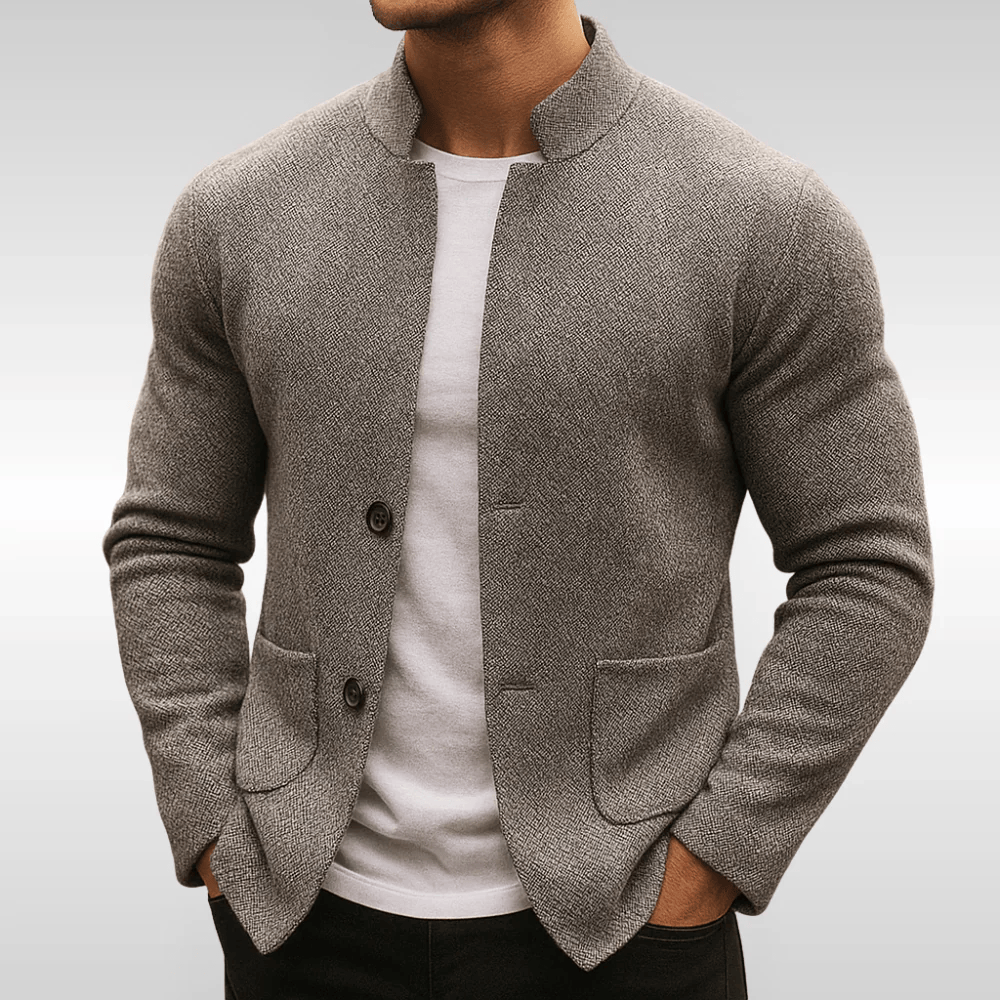Gabriel  | GILET EN MAILLE TEXTURÉE POUR HOMME
