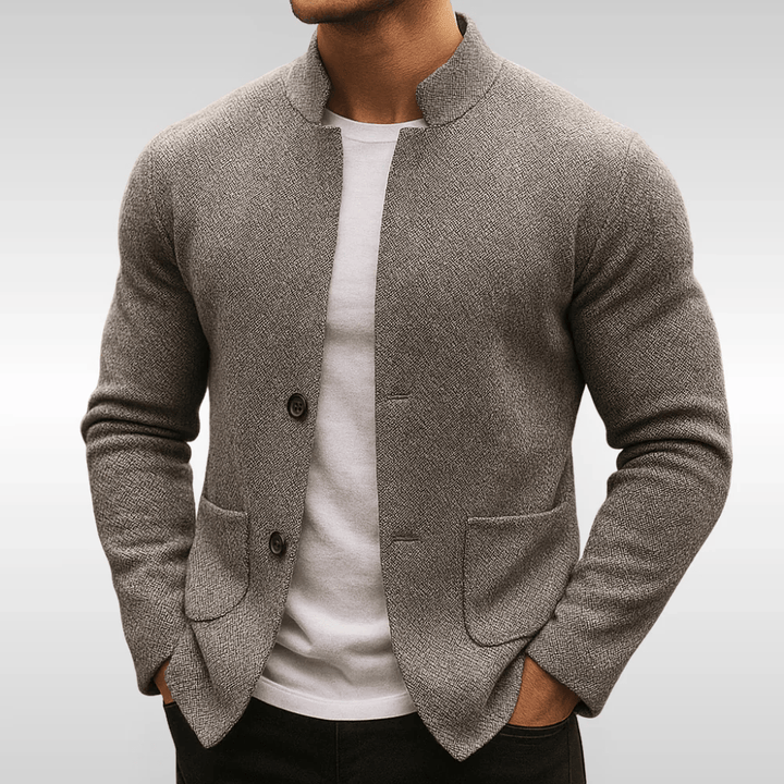 Gabriel  | GILET EN MAILLE TEXTURÉE POUR HOMME