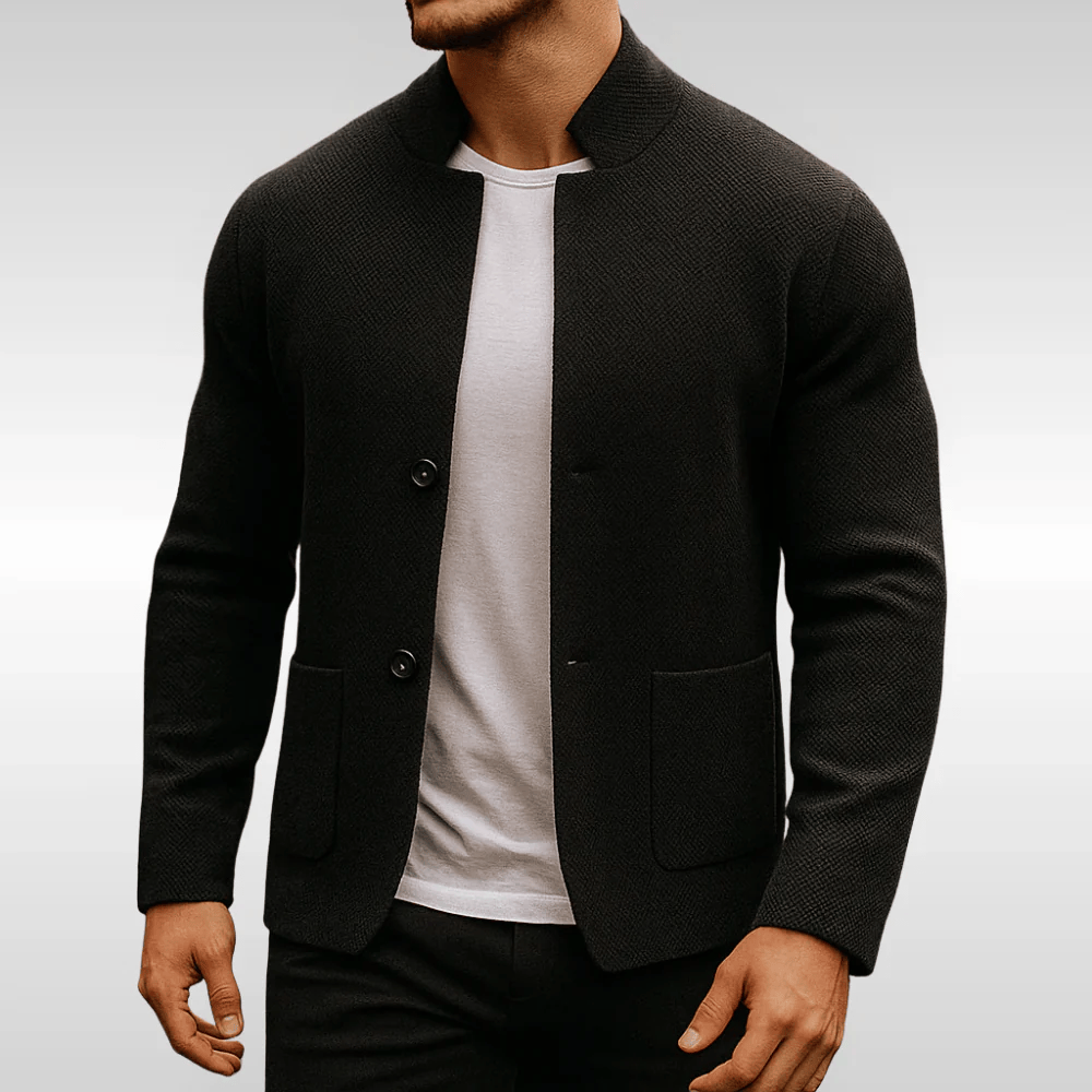 Gabriel  | GILET EN MAILLE TEXTURÉE POUR HOMME